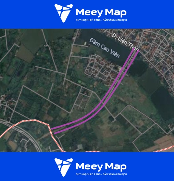 Bản đồ quy hoạch xã Cao Viên, Thanh Oai, Hà Nội 8 Hinh anh thuc dia google tren ve tinh