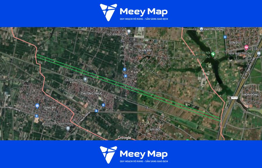 Bản đồ quy hoạch Xã Bắc Hồng, Đông Anh, Hà Nội| Kế hoạch sử dụng đất 6 So do tuyen duong co the mo theo quy hoach o xa Bac Hong. Nguon anh Google 1