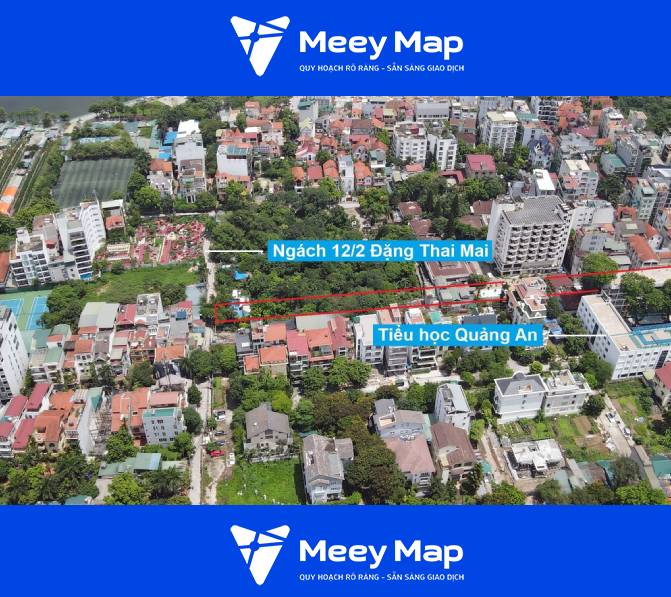 Bản đồ quy hoạch phường Quảng An, Tây Hồ, Hà Nội 26 Tuyen di qua phia sau truong Tieu hoc Quang An