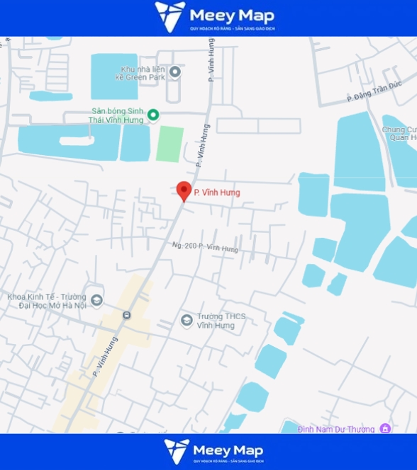 Bản đồ quy hoạch-Kế hoạch sử dụng đất phường Vĩnh Hưng, Hoàng Mai, Hà Nội 7 Tuyến đường Vĩnh Hưng