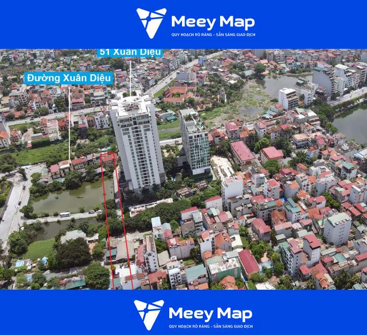 Bản đồ quy hoạch phường Quảng An, Tây Hồ, Hà Nội 30 Tuyen duong se mo co diem dau o duong Xuan Dieu canh toa nha so 51