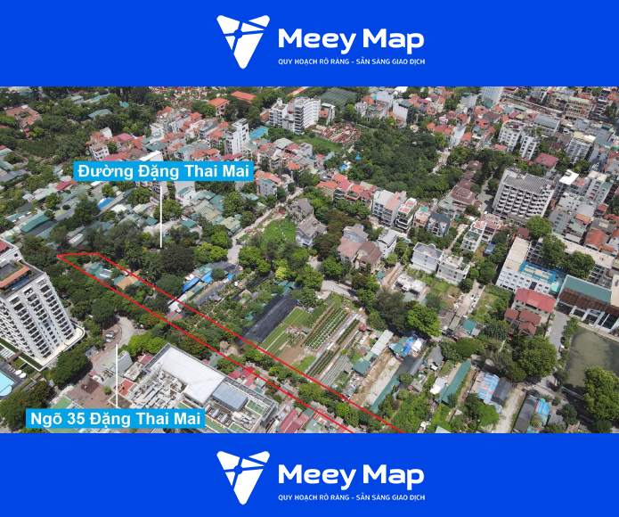 Bản đồ quy hoạch phường Quảng An, Tây Hồ, Hà Nội 32 Tuyen ket thuc o duong Dang Thai Mai