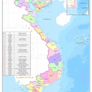 Bản đồ các tỉnh Việt Nam | Bản đồ 34 tỉnh thành Việt Nam sau sát nhập 4 Bản đồ 34 tỉnh thành Việt Nam sau sát nhập