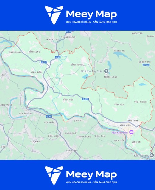 Bản đồ Huyện Vĩnh Lộc, Thanh Hóa| Quy hoạch sử dụng đất 18 Ban do Huyen Vinh Loc Thanh Hoa
