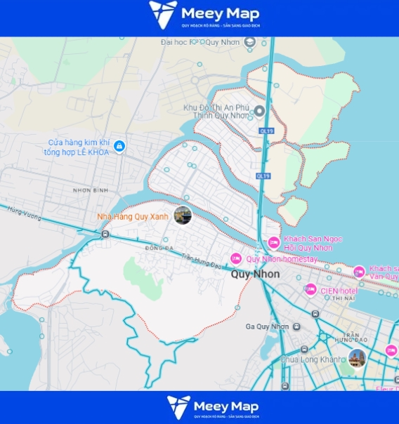 Bản đồ Thành phố Quy Nhơn, Bình Định| Quy hoạch sử dụng đất 24 Bản đồ Phường Đống Đa, TP Quy Nhơn