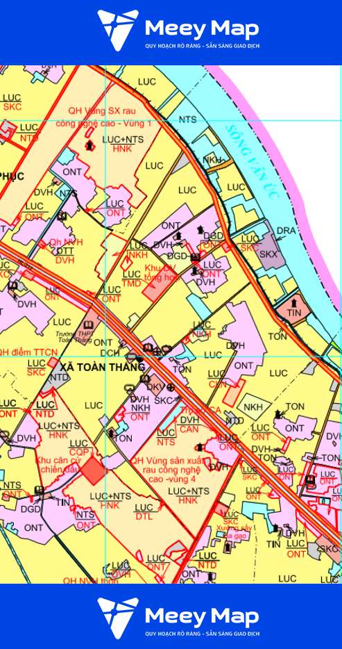 Bản đồ huyện Tiên Lãng, Hải Phòng| Quy hoạch Tiên Lãng mới nhất 87 Ban do quy hoach xa Toan Thang huyen Tien Lang