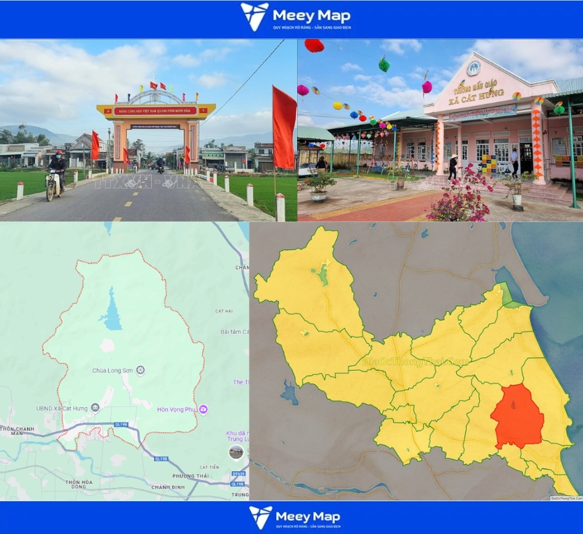 Bản đồ Quy Hoạch Huyện Phù Cát, Bình Định|Quy Hoạch Sử dụng Đất Mới Nhất 12 Bản đồ xã Cát Hưng, Huyện Phù Cát