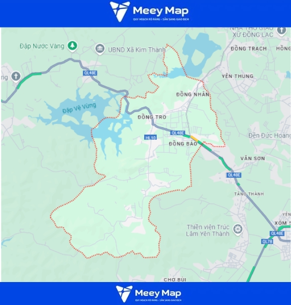 Bản đồ quy hoạch Huyện Yên Thành, Nghệ An|Kế hoạch Sử dụng Đất 7 Bản đồ xã Đông Thành, huyện Yên Thành