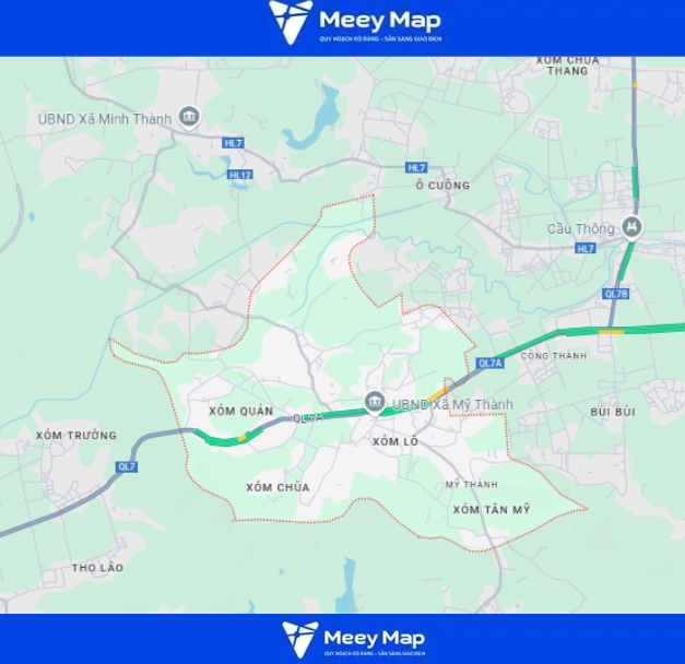 Bản đồ quy hoạch Huyện Yên Thành, Nghệ An|Kế hoạch Sử dụng Đất 22 Bản đồ xã Mỹ Thành, huyện Yên Thành