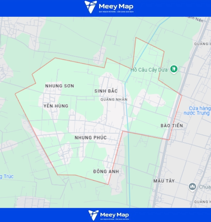 Bản Đồ Huyện Quảng Xương, Thanh Hóa| Kế Hoạch Sử Dụng Đất 19 Bản đồ xã Quảng Nhân, huyện Quảng Xương