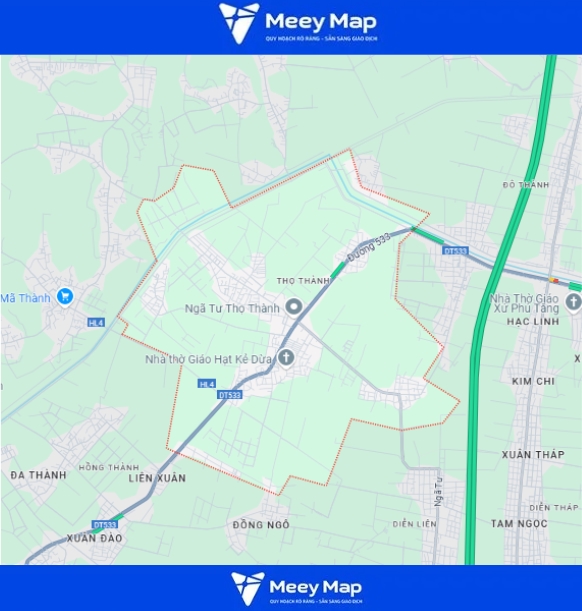 Bản đồ quy hoạch Huyện Yên Thành, Nghệ An|Kế hoạch Sử dụng Đất 33 Bản đồ xã Thọ Thành, huyện Yên Thành