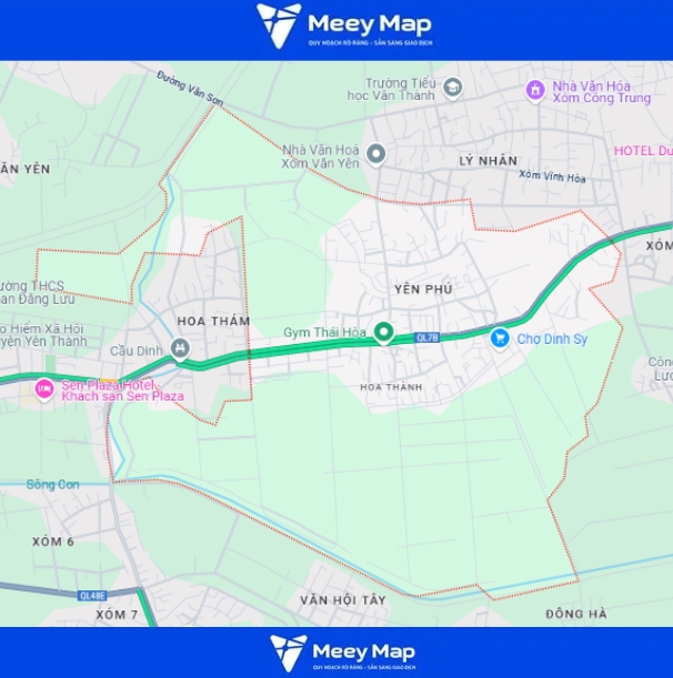 Bản đồ quy hoạch Huyện Yên Thành, Nghệ An|Kế hoạch Sử dụng Đất 2 Bản đồ xã thị trấn Yên Thành, huyện Yên Thành