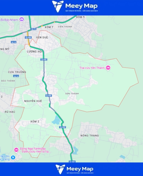 Bản đồ quy hoạch Huyện Yên Thành, Nghệ An|Kế hoạch Sử dụng Đất 29 Bản đồ xã Sơn Thành, huyện Yên Thành