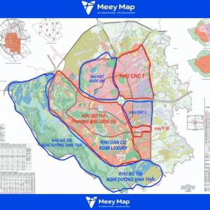 Bản đồ Quy hoạch đô thị vệ tinh Hoà Lạc, Hà Nội mới nhất 10 Bản đồ Quy hoạch Hoà Lạc, Hà Nội mới nhất