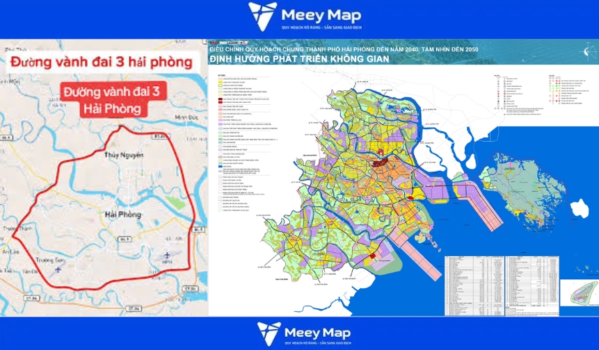 Bản đồ Quy hoạch đường Vành Đai 3 Hải Phòng 2 Bản đồ Quy hoạch đường Vành Đai 3 Hải Phòng