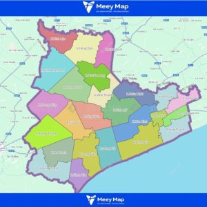 Bản đồ hành chính Tỉnh Bạc Liêu sau sáp nhập