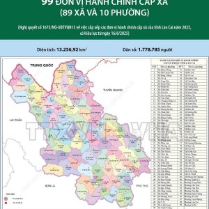 Bản đồ hành chính tỉnh Lào Cai