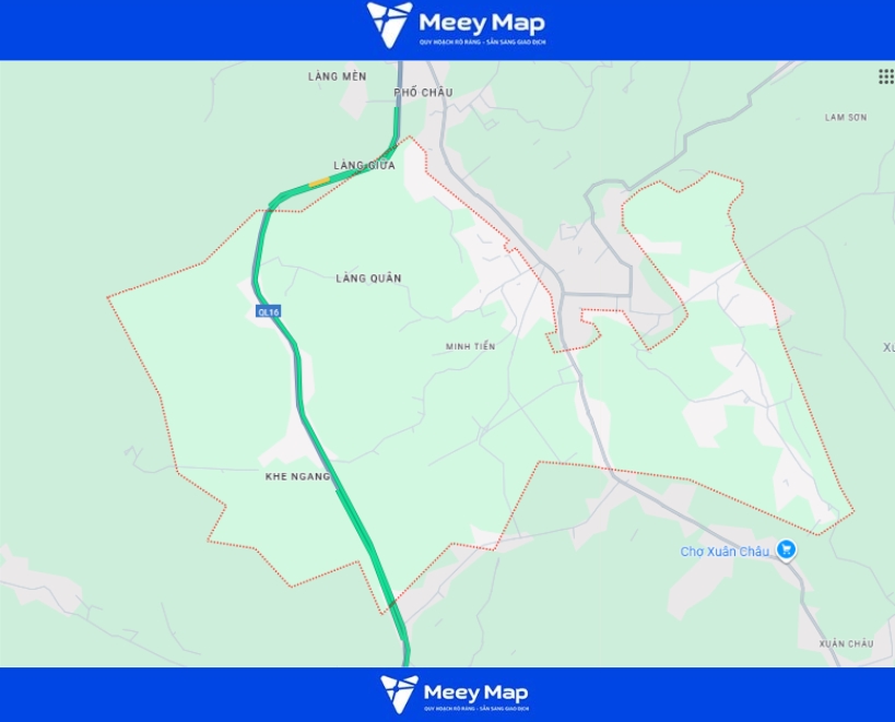 Bản đồ huyện Ngọc Lặc, Thanh Hóa Mới Nhất 2025 66 Bản đồ xã Minh Tiên, huyện Ngọc Lặc