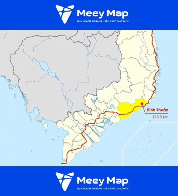 Binh Thuan la tinh co Quoc lo 1A dai nhat hien nay