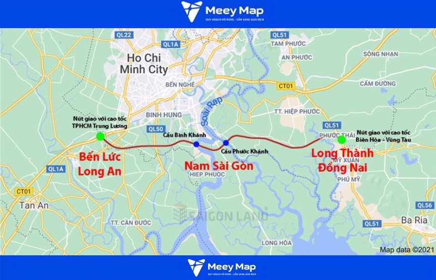 Danh Sách Các Tuyến Đường Cao Tốc Việt Nam Hiện Nay 38 Cao tốc Bến Lức - Long Thành