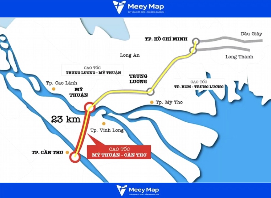 Danh Sách Các Tuyến Đường Cao Tốc Việt Nam Hiện Nay 56 Cao tốc TP. Hồ Chí Minh - Trung Lương