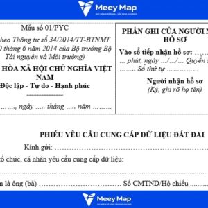 Đơn đề nghị cung cấp thông tin quy hoạch 9 Đơn đề nghị cung cấp thông tin quy hoạch