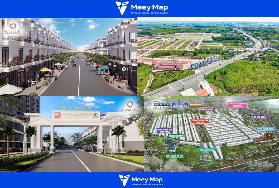Bản đồ quy hoạch cao tốc TP HCM - Thủ Dầu Một - Chơn Thành 5 Khu đô thị Alana City (Bình Dương)