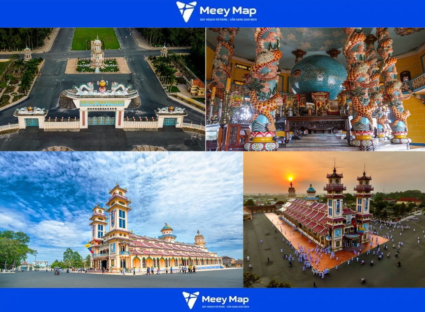 Bản đồ Tỉnh Tây Ninh| Bản đồ hành chính tỉnh Tây Ninh phóng to 54 Tòa Thánh Cao Đài (Cao Dai Holy See)