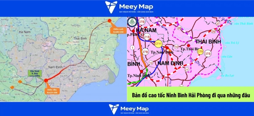 Bản đồ quy hoạch cao tốc Ninh Bình - Hải Phòng 3 Cao tốc Ninh Bình - Hải Phòng