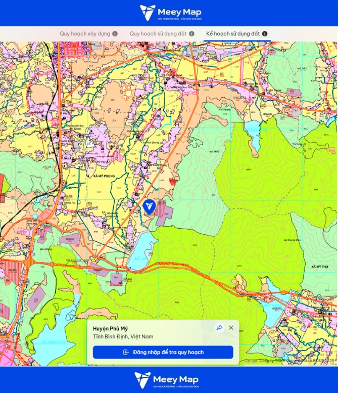 Bản đồ Quy hoạch Tỉnh Bình Định Năm 2025 |Quy hoạch sử dụng đất 69 Bản đồ Quy hoạch Huyện Phù Mỹ, Bình Định