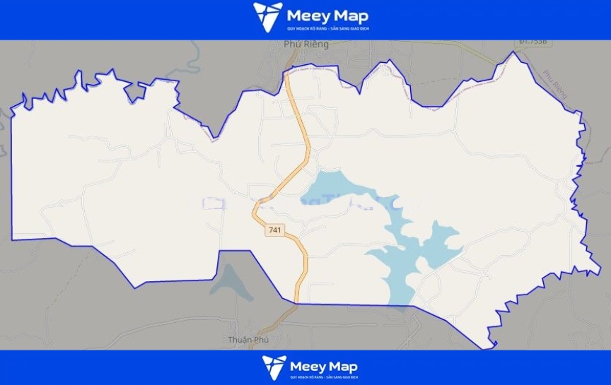 Bản đồ xã Thuận Lợi, huyện Đồng Phú, Quy hoạch, Tổng quan 7 Bản đồ giao thông xã Thuận Lợi, huyện Đồng Phú.
