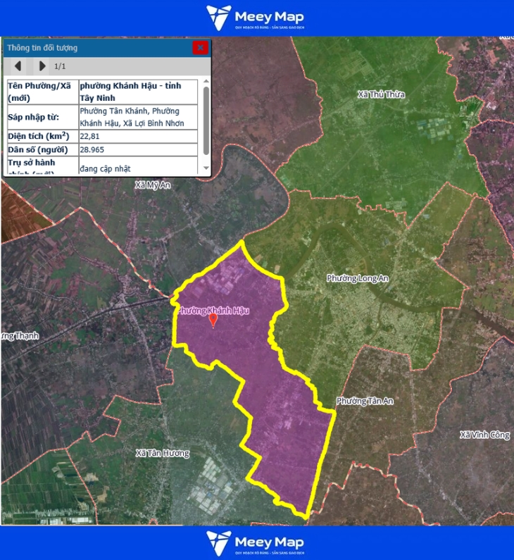 Bản đồ quy hoạch tỉnh Tây Ninh| Bản đồ Tây Ninh Sau Sáp Nhập 140 Bản đồ phường Khánh Hậu, Tỉnh Tây Ninh