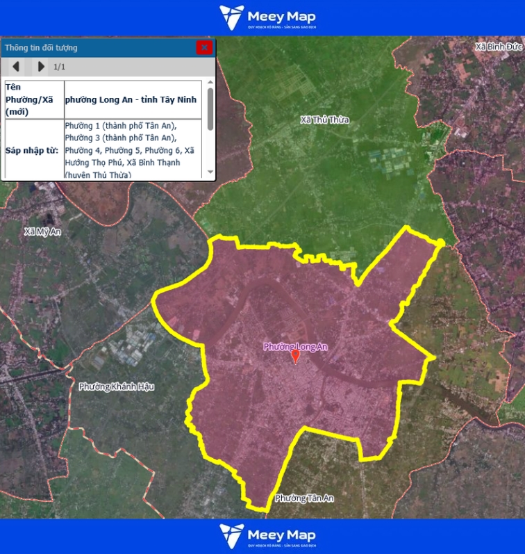 Bản đồ quy hoạch tỉnh Tây Ninh| Bản đồ Tây Ninh Sau Sáp Nhập 142 Bản đồ phường Long An, Tỉnh Tây Ninh