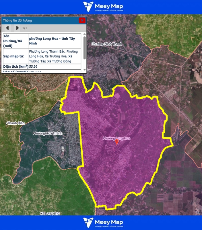 Bản đồ quy hoạch tỉnh Tây Ninh| Bản đồ Tây Ninh Sau Sáp Nhập 136 Bản đồ phường Long Hoa, Tỉnh Tây Ninh