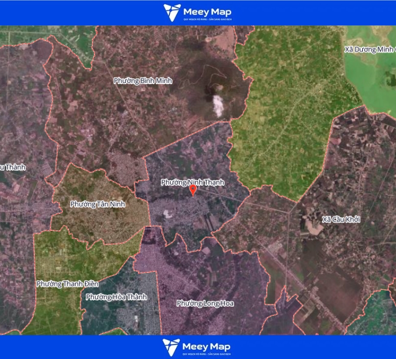 Bản đồ quy hoạch tỉnh Tây Ninh| Bản đồ Tây Ninh Sau Sáp Nhập 137 Bản đồ phường Ninh Thạnh, Tỉnh Tây Ninh