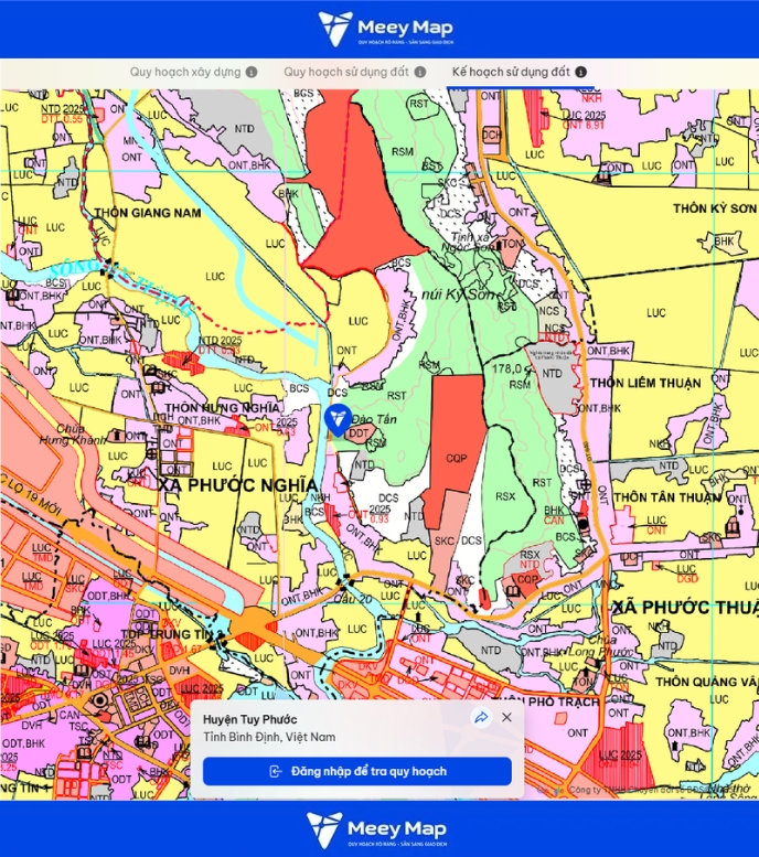 Bản đồ Quy hoạch Tỉnh Bình Định Năm 2025 |Quy hoạch sử dụng đất 73 Bản đồ quy hoạch Huyện Tuy Phước, Bình Định