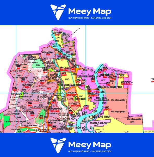 Bản đồ quy hoạch Hà Nam|Quy hoạch Sử dụng Đất mới nhất 35 Ban do quy hoach su dung dat thi tran Kien Khe