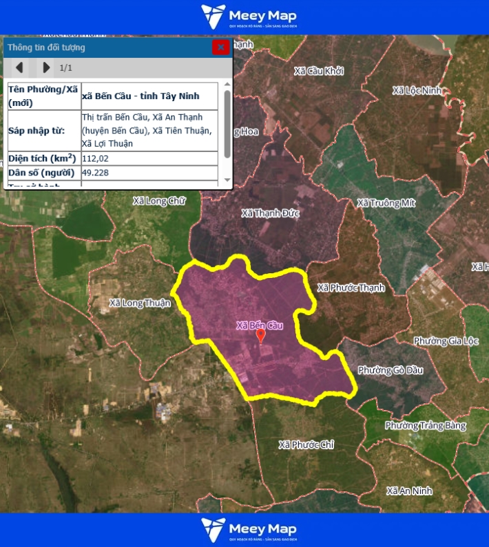 Bản đồ quy hoạch tỉnh Tây Ninh| Bản đồ Tây Ninh Sau Sáp Nhập 144 Bản đồ xã Bến Cầu, Tỉnh Tây Ninh