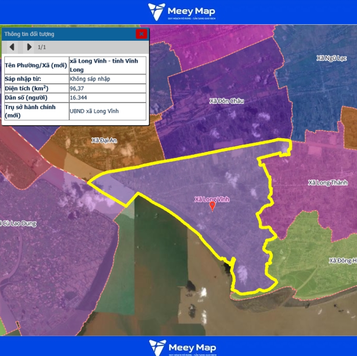 Bản đồ quy hoạch Vĩnh Long | Bản Đồ Vĩnh Long Sau Sáp Nhập 87 Bản đồ xã Long Vĩnh, tỉnh Vĩnh Long