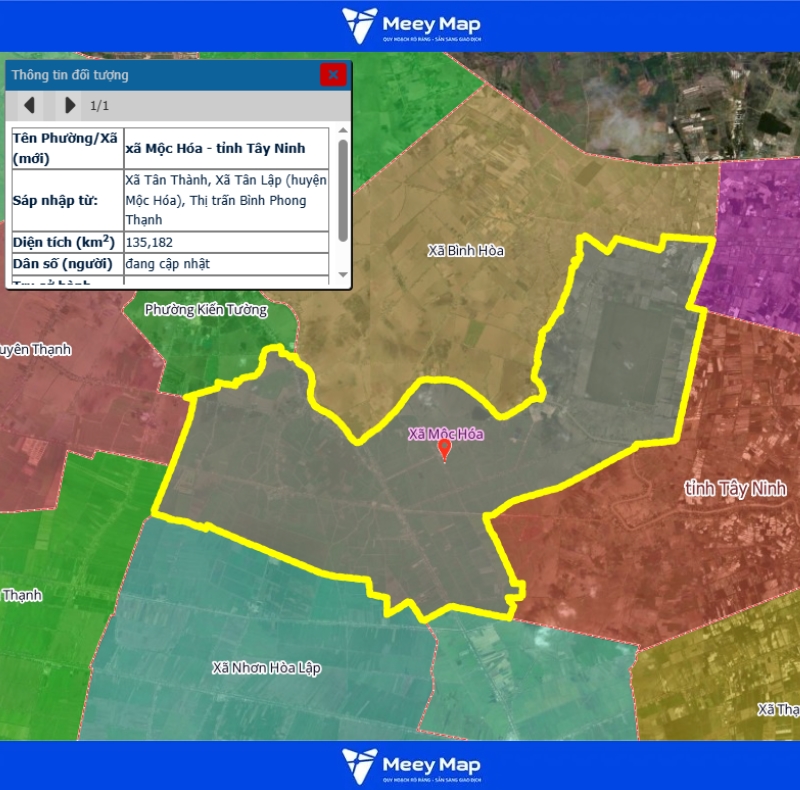 Bản đồ quy hoạch tỉnh Tây Ninh| Bản đồ Tây Ninh Sau Sáp Nhập 215 Bản đồ xã Mộc Hóa, Tỉnh Tây Ninh