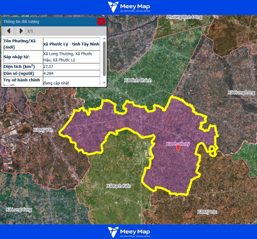 Bản đồ quy hoạch tỉnh Tây Ninh| Bản đồ Tây Ninh Sau Sáp Nhập 181 Bản đồ xã Phước Lý, Tỉnh Tây Ninh