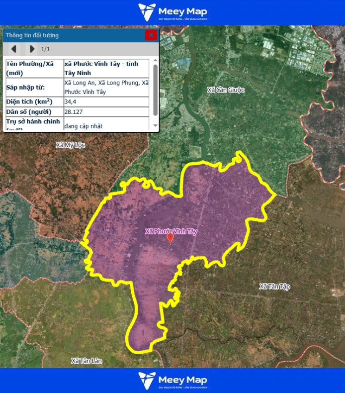 Bản đồ quy hoạch tỉnh Tây Ninh| Bản đồ Tây Ninh Sau Sáp Nhập 178 Bản đồ xã Phước Vĩnh Tây
