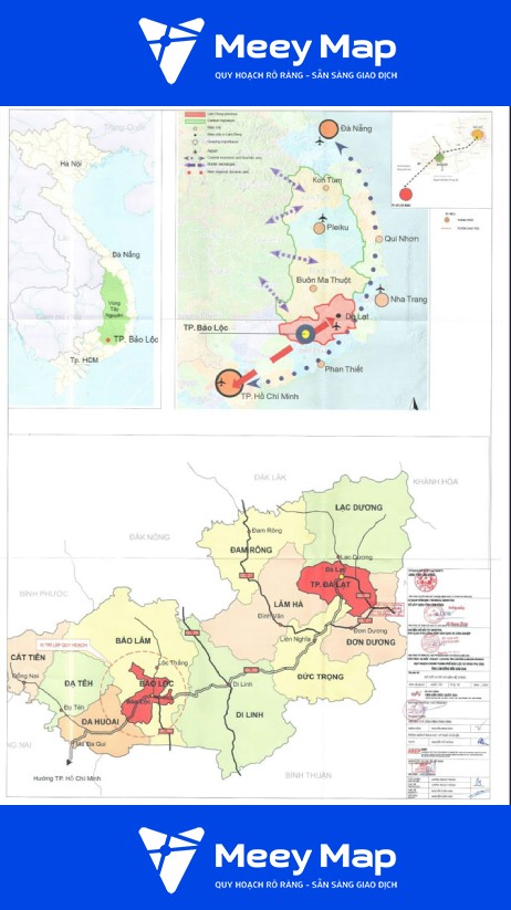 Bản đồ quy hoạch Thành phố Bảo Lộc, Lâm Đồng| Kế hoạch sử dụng đất 37 Quy hoach chung thanh pho Bao Loc va vung phu can