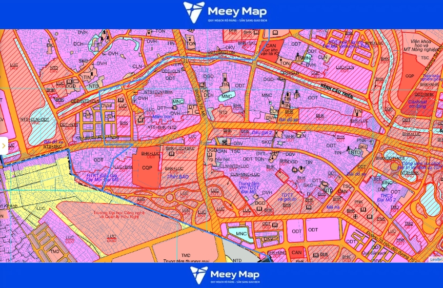 Bản đồ quy hoạch Phường Tây Mỗ, Nam Từ Liêm, Hà Nội| Kế hoạch sử dụng đất 40 Quy hoạch phường Tây Mỗ, Nam Từ Liêm, Hà Nội