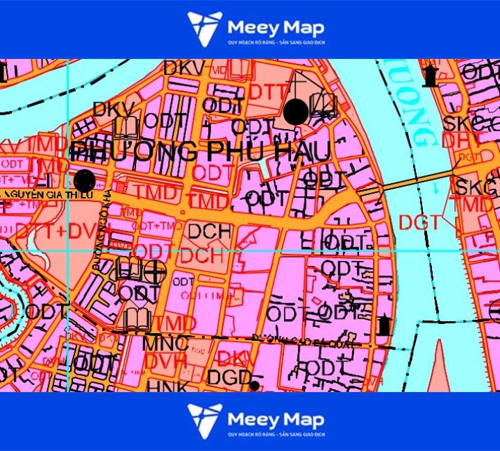 Bản đồ quy hoạch thành phố Huế, Thừa Thiên Huế| Kế hoạch sử dụng Đất 59 Bản đồ quy hoạch Phường Phú Hậu, Tp Huế