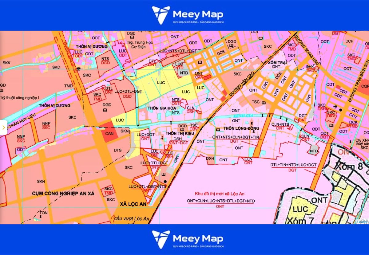 Bản đồ quy hoạch thành phố Nam Định| Kế hoạch sử dụng đất 159 Bản đồ quy hoạch phường Lộc An, thành phố Nam Định đến năm 2030