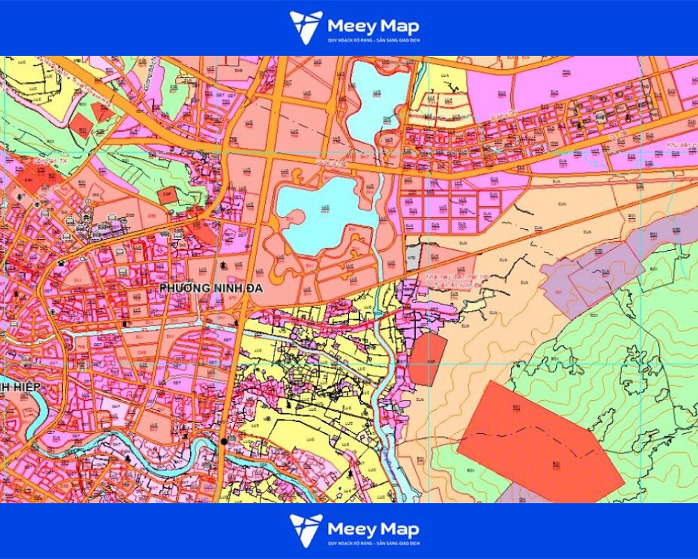 Bản đồ quy hoạch phường Ninh Đa, thị xã Ninh Hòa