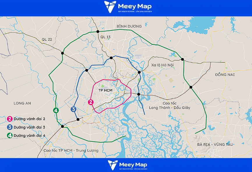 Danh Sách Các Tuyến Đường Cao Tốc Việt Nam Hiện Nay 55 Vành đai 4, TP Hồ Chí Minh