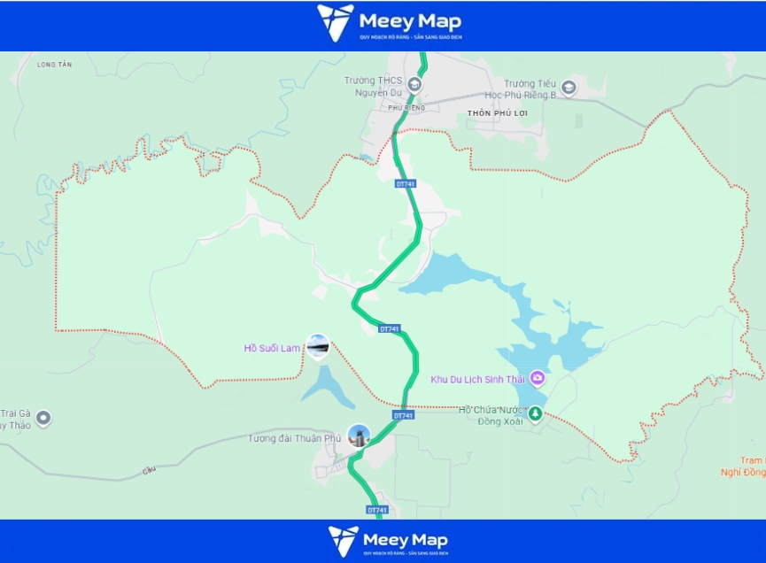 Bản đồ xã Thuận Lợi, huyện Đồng Phú, Quy hoạch, Tổng quan 6 Bản đồ xã Thuận Lợi, huyện Đồng Phú