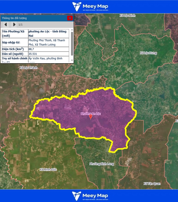 Bản đồ quy hoạch Tỉnh Đồng Nai| Bản đồ Đồng Nai Sau Sáp Nhập 160 Bản đồ Phường An Lộc, Đồng Nai